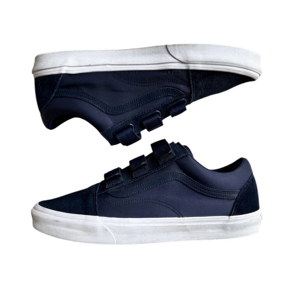 Vans Old School Velcro Blue Suede